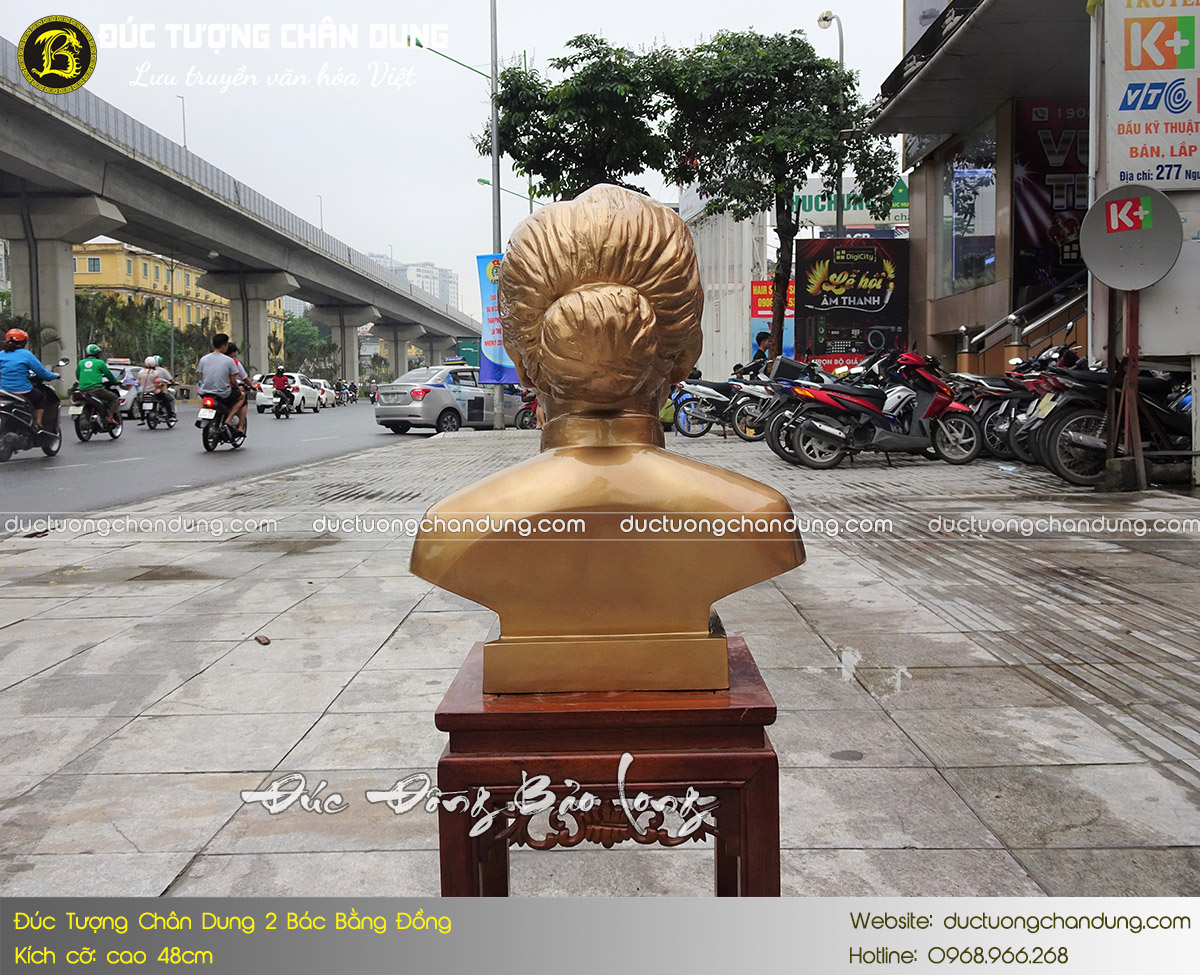 Đúc Tượng Chân Dung Bố Mẹ Anh Thuận Tại Tuyên Quang 6